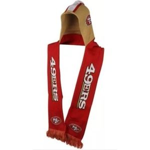NFL San Francisco 49ers Warm Winter Knit Hooded hoody Scarf MA5